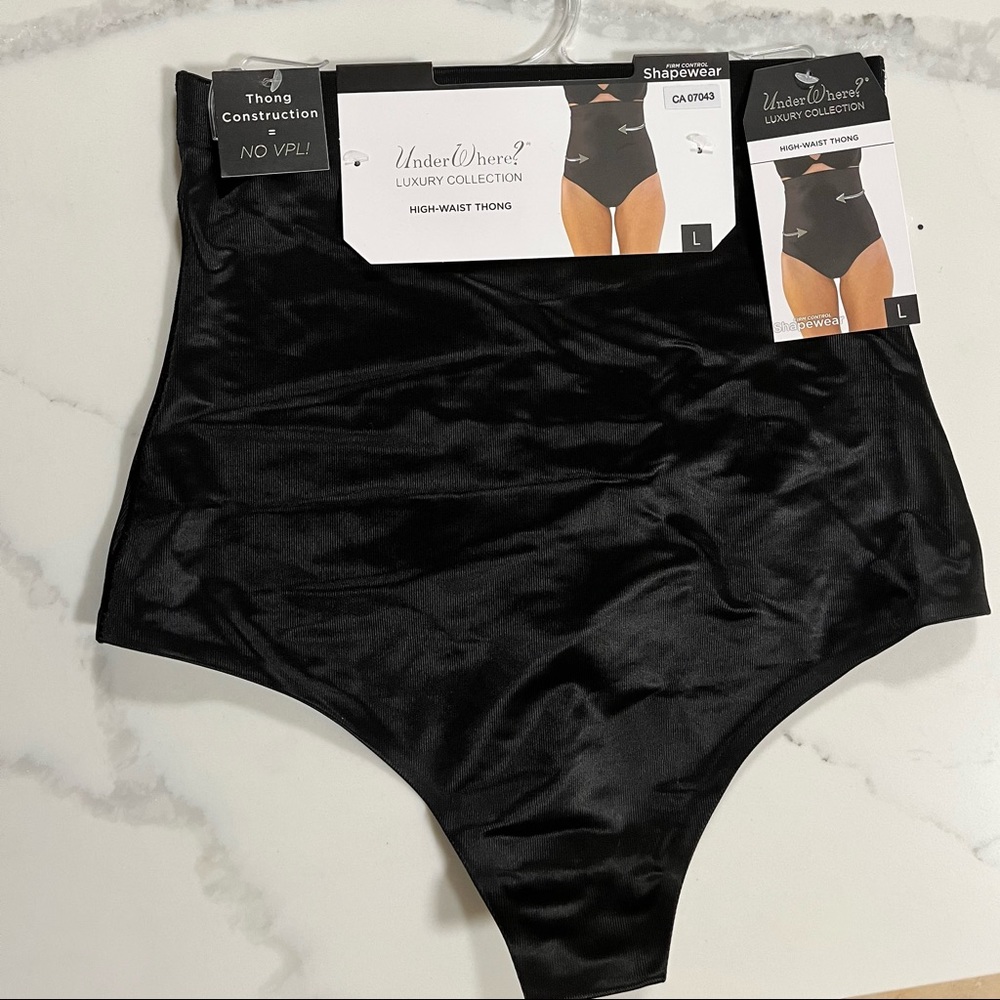 Under Where Shape wear - black thong